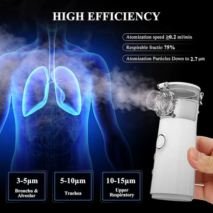 Nebulizador inalámbrico portátil